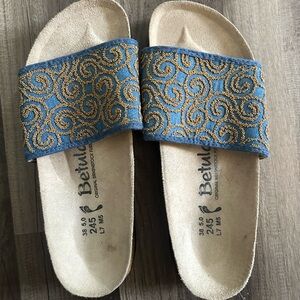 Betula Birkenstocks Slide Beaded Sandals